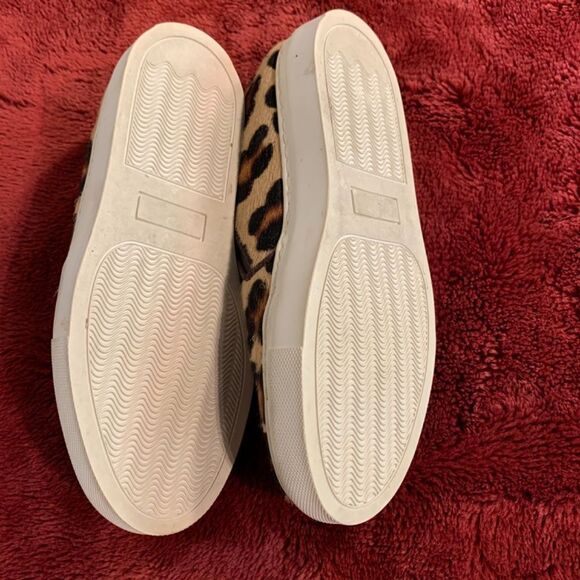 Leopard pony hair slip ons. - Picture 5 of 6
